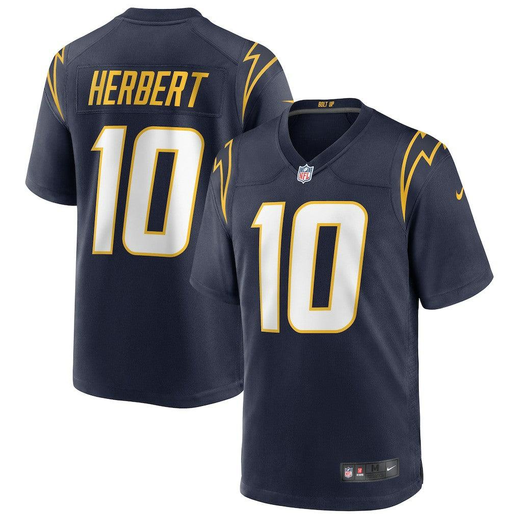 Nike Justin Herbert Los Angeles Chargers Alternate Game Jersey Navy