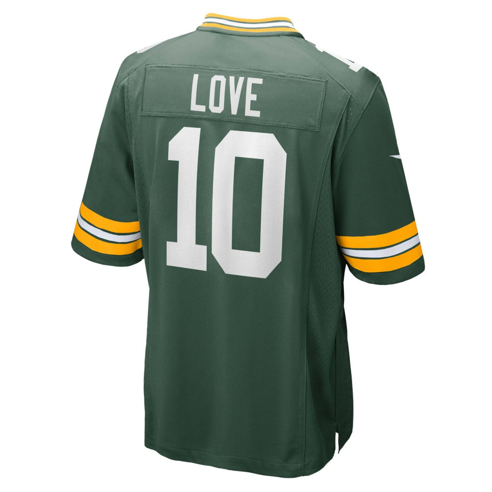 Nike Jordan Love Green Bay Packers Player Game Jersey Green
