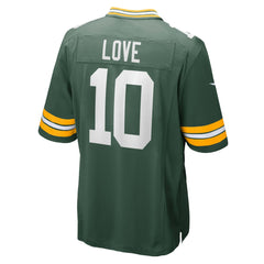 Nike Jordan Love Green Bay Packers Player Game Jersey Green