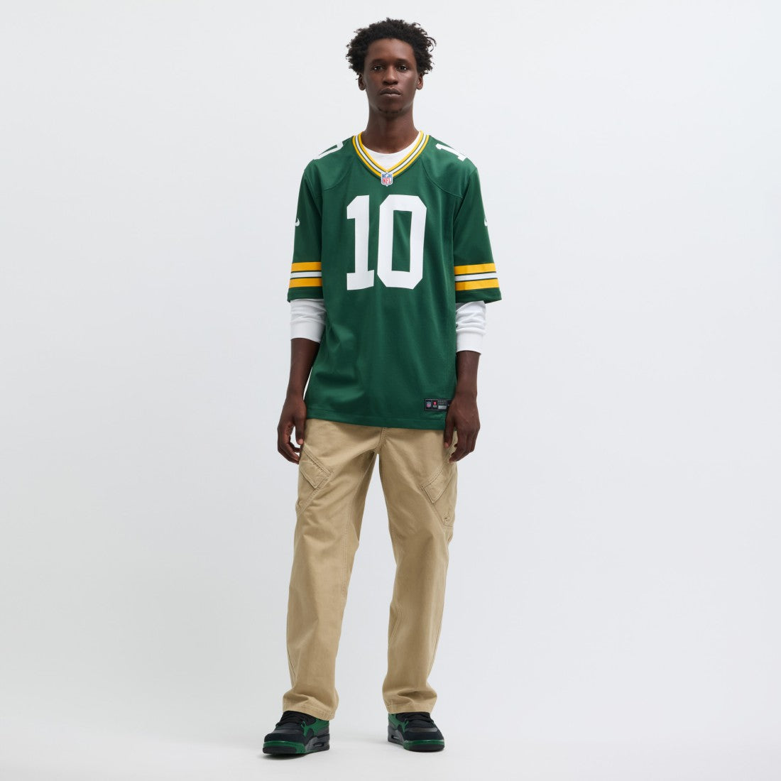 Nike Jordan Love Green Bay Packers Player Game Jersey Green