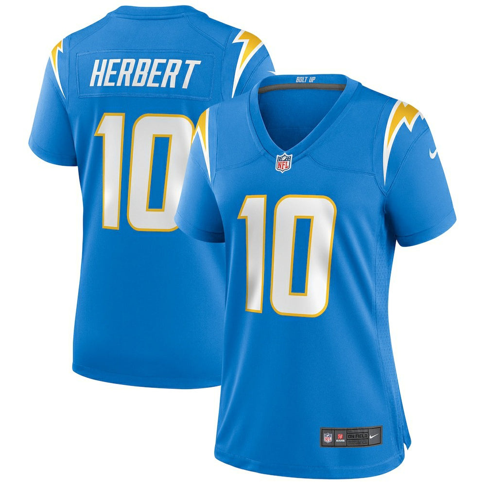 Nike Justin Herbert Los Angeles Chargers Women's Player Game Jersey Powder Blue