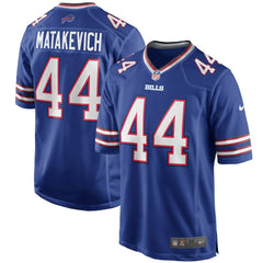 Nike Tyler Matakevich Buffalo Bills Game Player Jersey Royal
