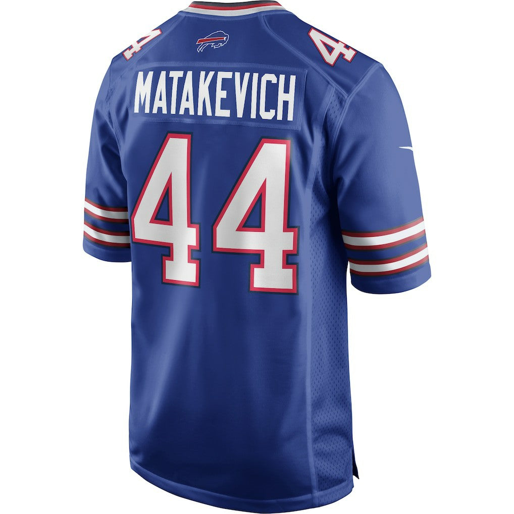 Nike Tyler Matakevich Buffalo Bills Game Player Jersey Royal
