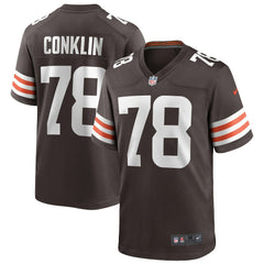 Nike Jack Conklin Cleveland Browns Game Player Jersey Brown
