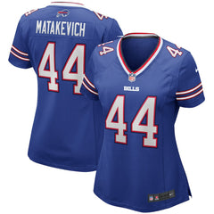 Nike Tyler Matakevich Buffalo Bills Women's Player Game Jersey Royal