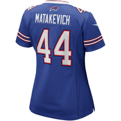 Nike Tyler Matakevich Buffalo Bills Women's Player Game Jersey Royal