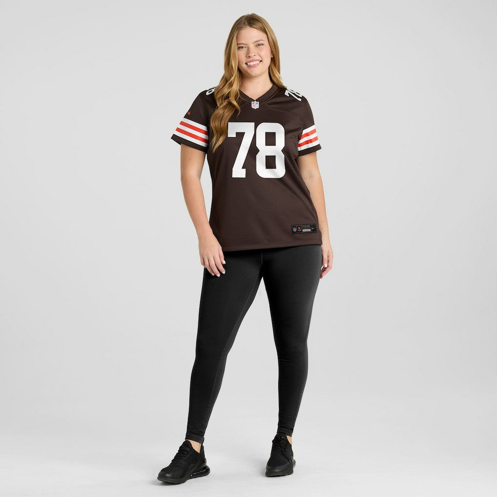 Nike Jack Conklin Cleveland Browns Women's Player Game Jersey Brown