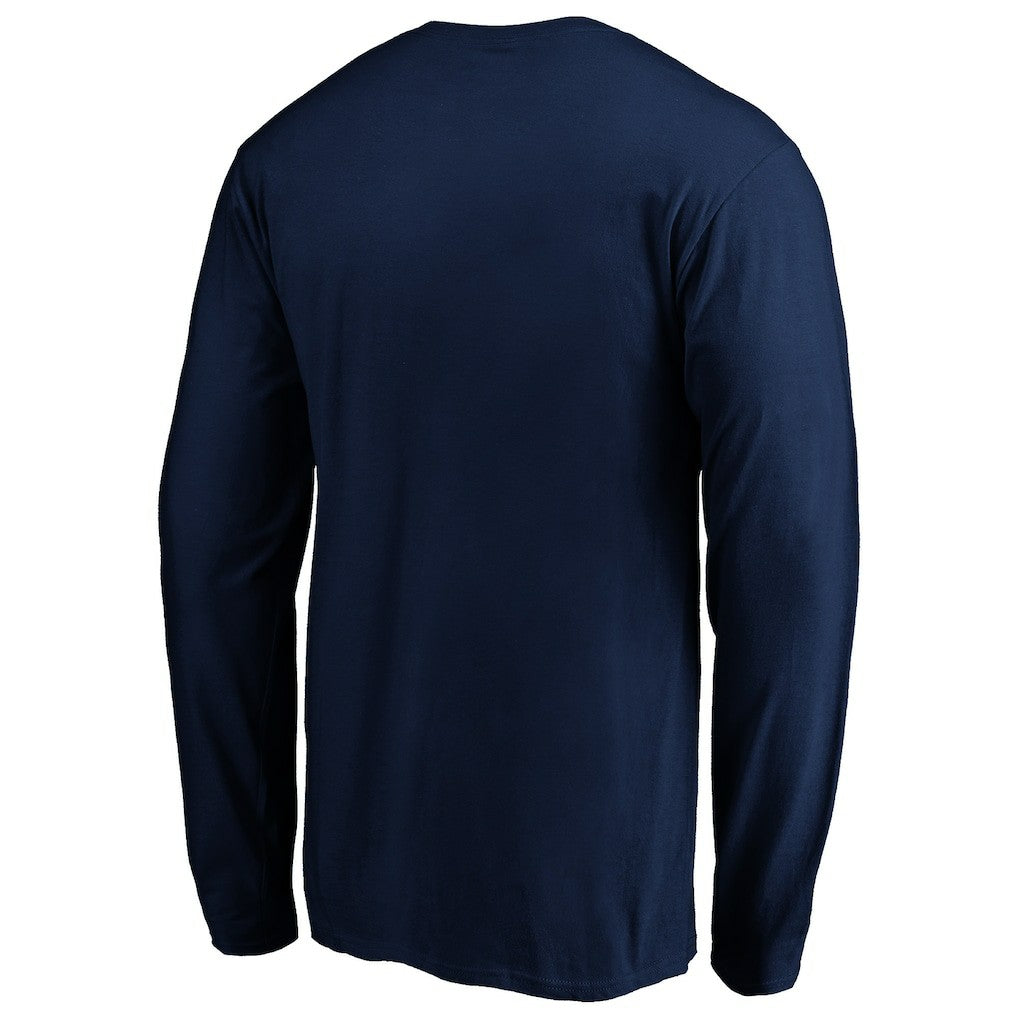 Denver Nuggets Banner Wave Long Sleeve T-Shirt Navy