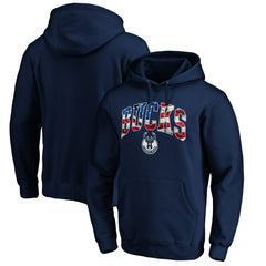 Milwaukee Bucks Banner Wave Pullover Hoodie Navy