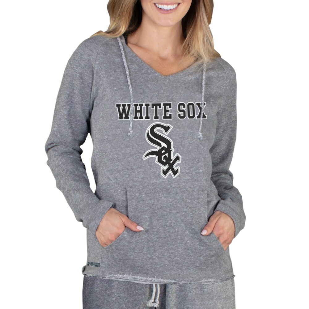 Chicago White Sox Concepts Sport Women's Mainstream Terry Long Sleeve Hoodie Top - Gray - MLB Online