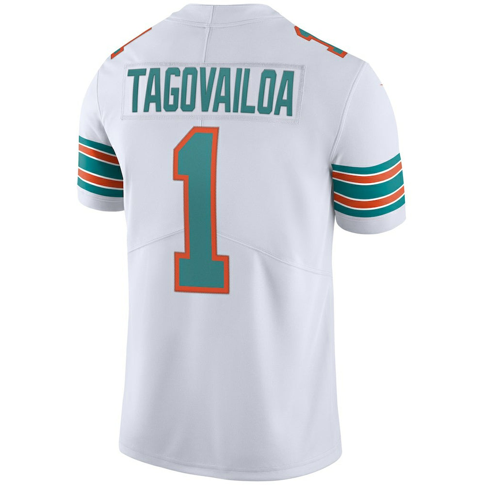 Nike Tua Tagovailoa Miami Dolphins 2nd Alternate Vapor Limited Jersey White