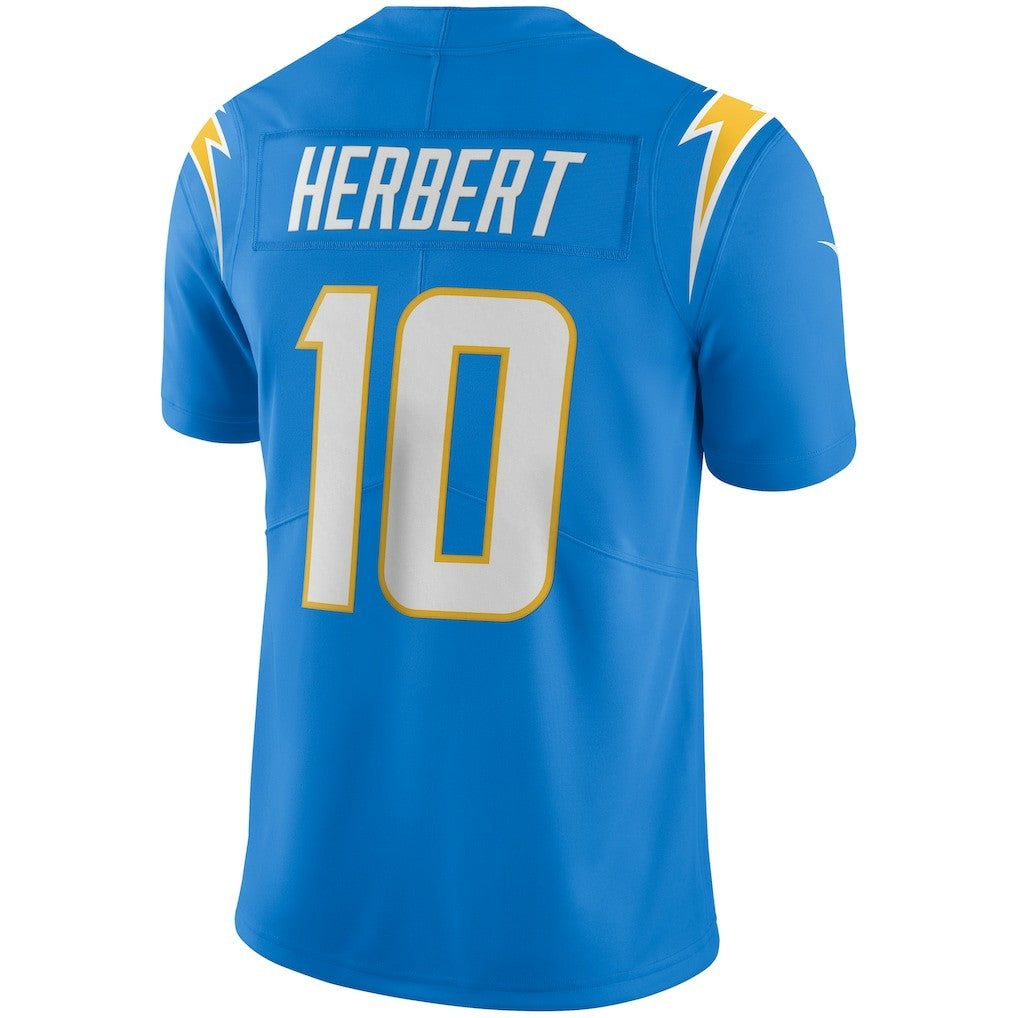 Nike Justin Herbert Los Angeles Chargers Vapor Limited Jersey Powder Blue