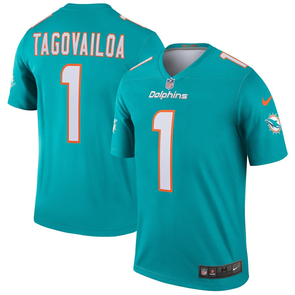 Nike Tua Tagovailoa Miami Dolphins Legend Player Performance Top Aqua