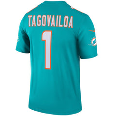 Nike Tua Tagovailoa Miami Dolphins Legend Player Performance Top Aqua