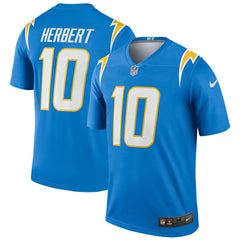 Nike Justin Herbert Los Angeles Chargers Legend Player Performance Top Powder Blue