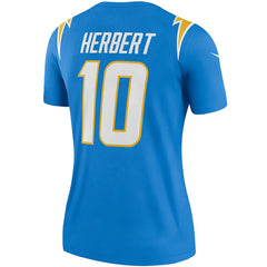 Nike Justin Herbert Los Angeles Chargers Women's Legend Player Performance Top Powder Blue