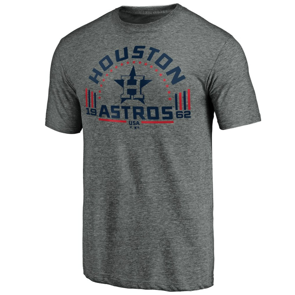 Houston Astros Team Freedom Tri-Blend T-Shirt - Gray - MLB on Sale