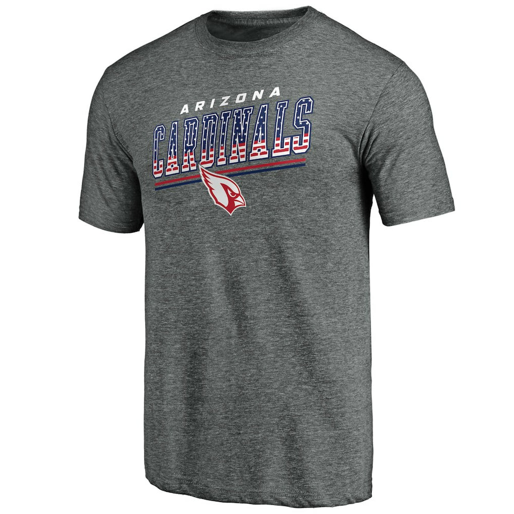 Arizona Cardinals Team Freedom Tri-Blend T-Shirt Gray
