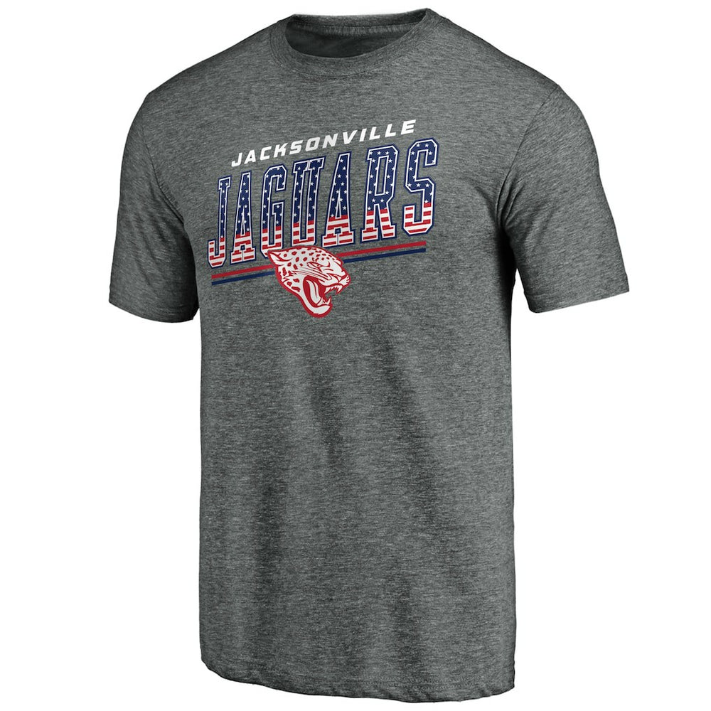 Jacksonville Jaguars Team Freedom Tri-Blend T-Shirt Gray