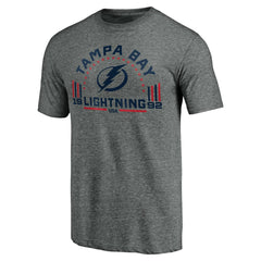 Tampa Bay Lightning Team Freedom Tri-Blend T-Shirt - Heathered Gray - NHL 3930635