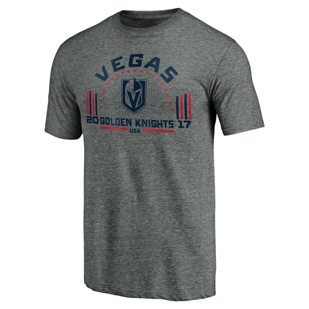 Vegas Golden Knights Team Freedom Tri-Blend T-Shirt - Heathered Gray - NHL 3930636