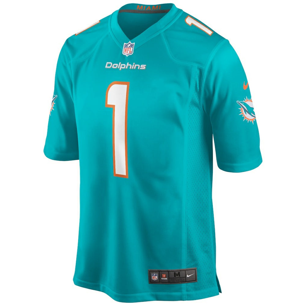 Nike Tua Tagovailoa Miami Dolphins Player Game Jersey Aqua