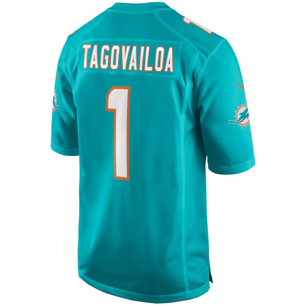 Nike Tua Tagovailoa Miami Dolphins Player Game Jersey Aqua