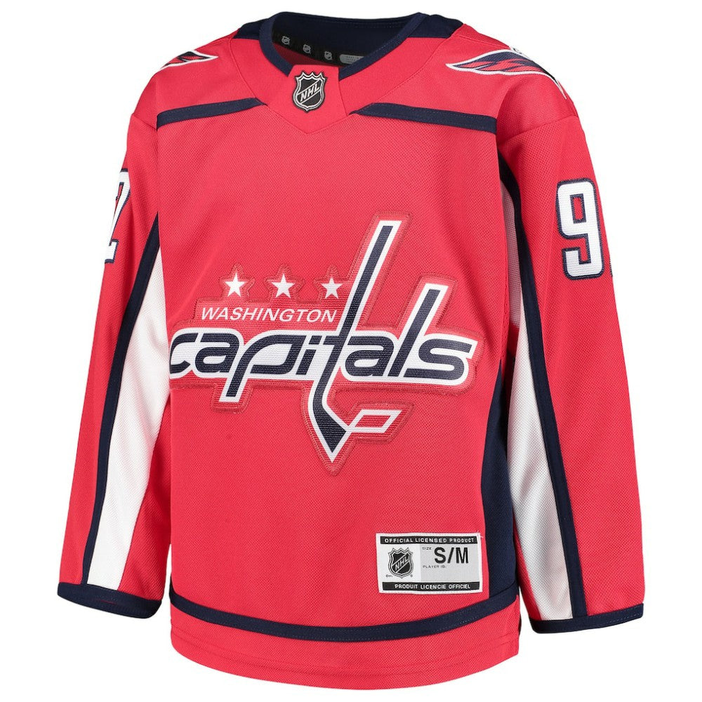 Evgeny Kuznetsov Washington Capitals Youth Home Premier Player Jersey - Red - NHL 3931925