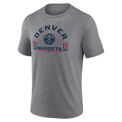 Denver Nuggets Team Freedom Tri-Blend T-Shirt Gray