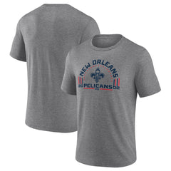 New Orleans Pelicans Team Freedom Tri-Blend T-Shirt Gray