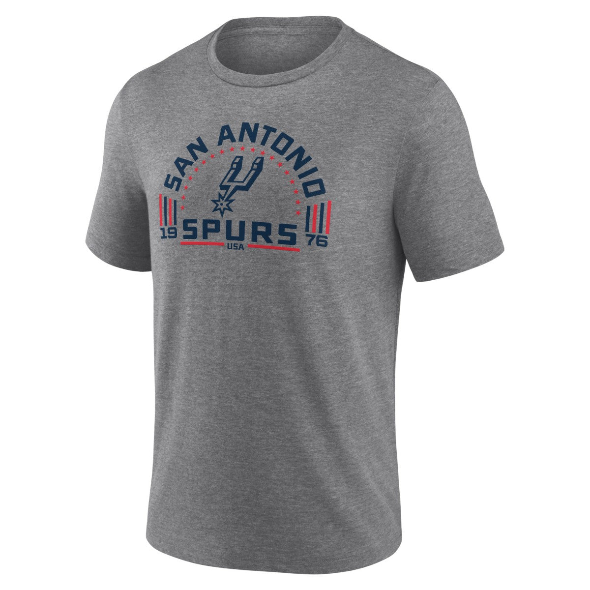 San Antonio Spurs Team Freedom Tri-Blend T-Shirt Gray