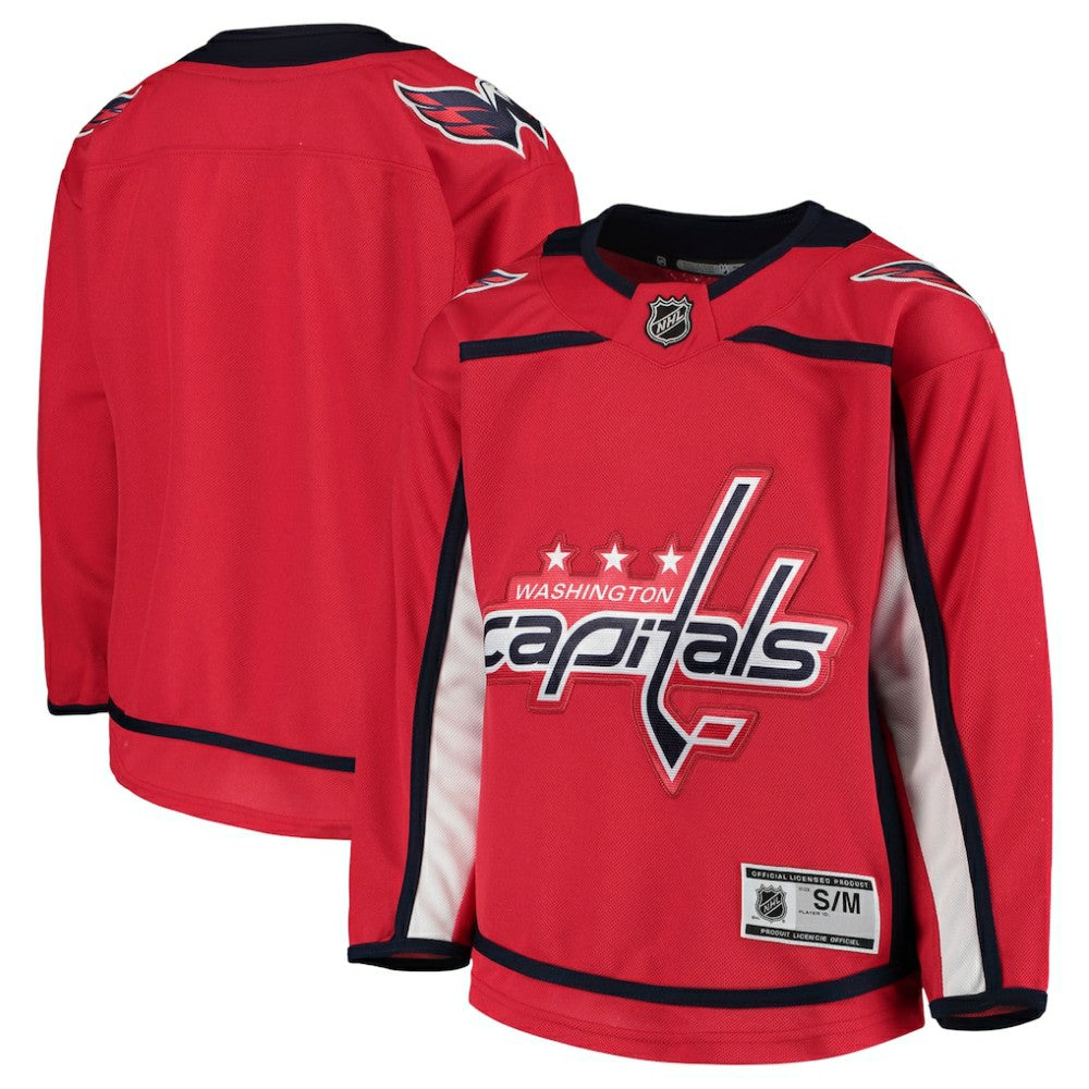 Washington Capitals Youth Home Premier Team Jersey - Red - NHL 3942154
