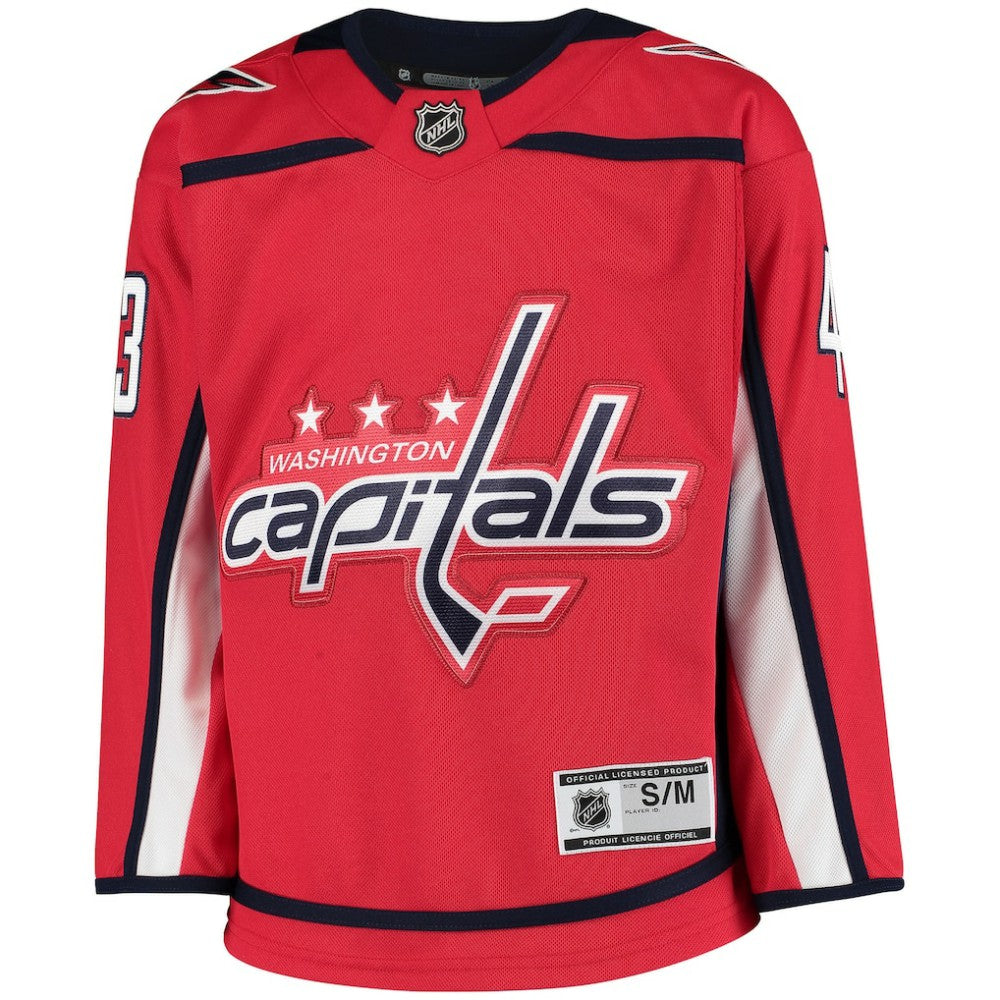 Tom Wilson Washington Capitals Youth Home Premier Player Jersey - Red - NHL 3942163
