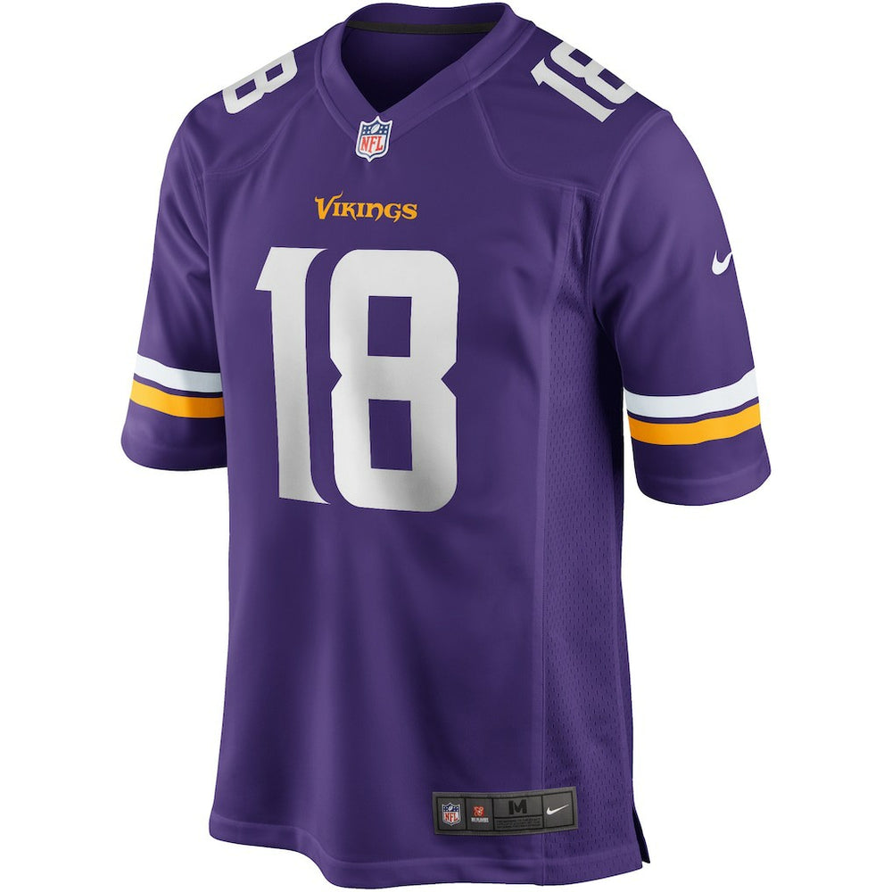 Nike Justin Jefferson Minnesota Vikings Player Game Jersey Purple