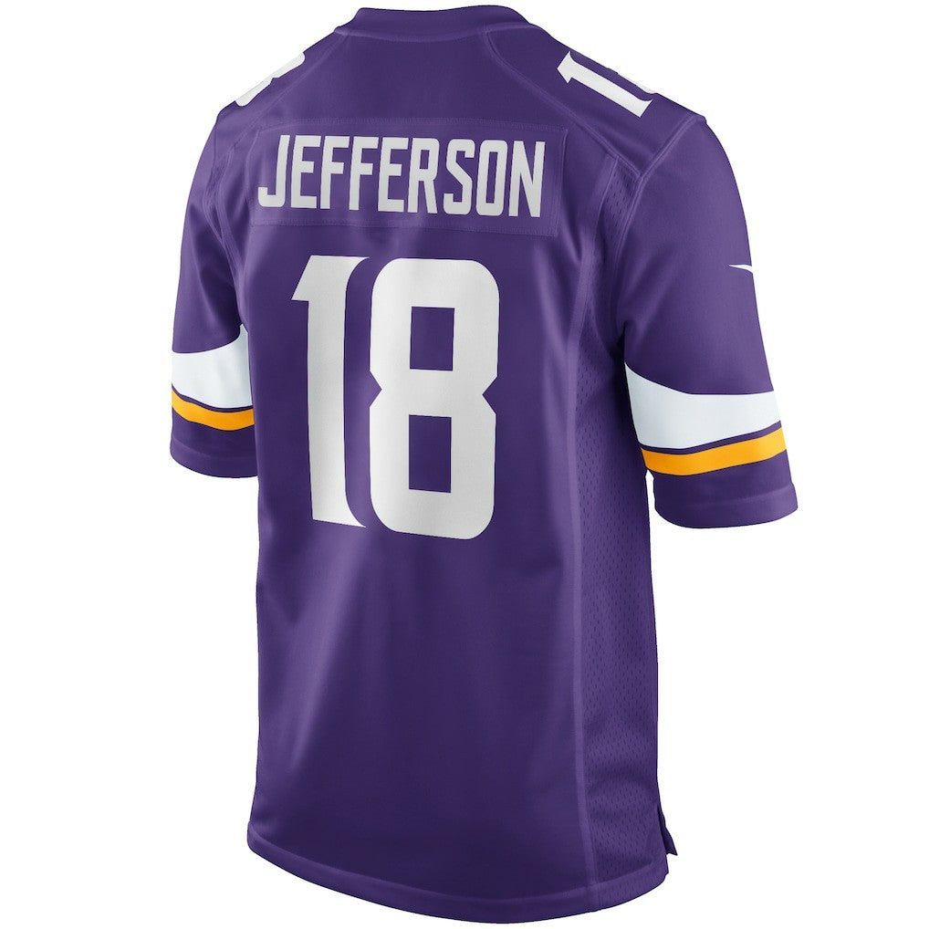Nike Justin Jefferson Minnesota Vikings Player Game Jersey Purple