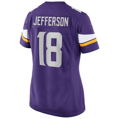 Nike Justin Jefferson Minnesota Vikings Women's Game Jersey Purple