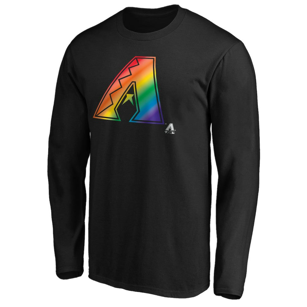 Arizona Diamondbacks Team Pride Logo Long Sleeve T-Shirt - Black - MLB Online