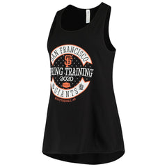 San Francisco Giants Soft as a Grape Women's 2020 Spring Training Circle Tank Top - Black - MLB Discount