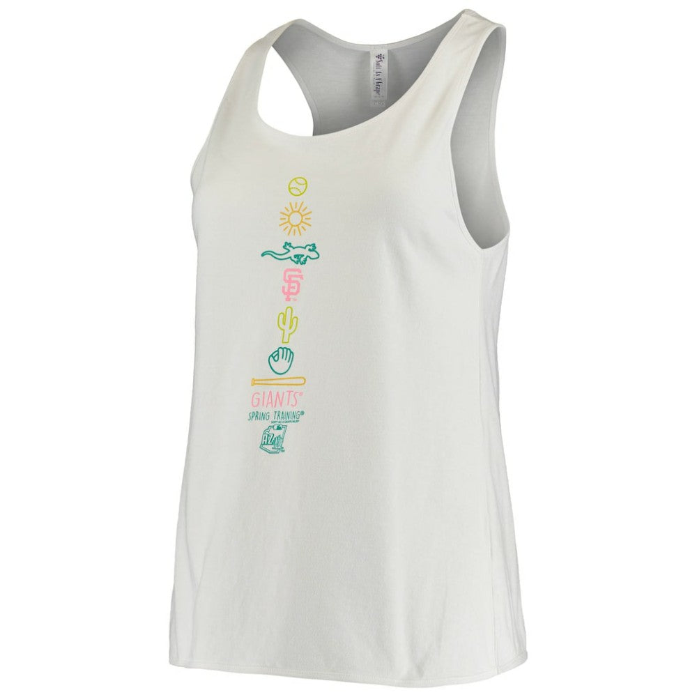 San Francisco Giants Soft as a Grape Women's Spring Training Local Lineup Tank Top - White - MLB Online