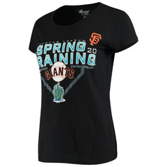 San Francisco Giants G-III Sports by Carl Banks Women's 2020 Spring Training Endzone T-Shirt - Black - MLB Discount