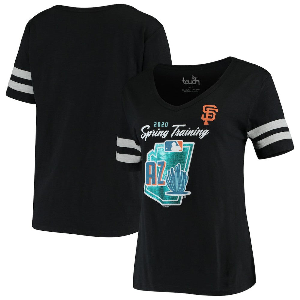 San Francisco Giants Touch by Alyssa Milano Women's Triple Play T-Shirt - Black - MLB Lifestyle