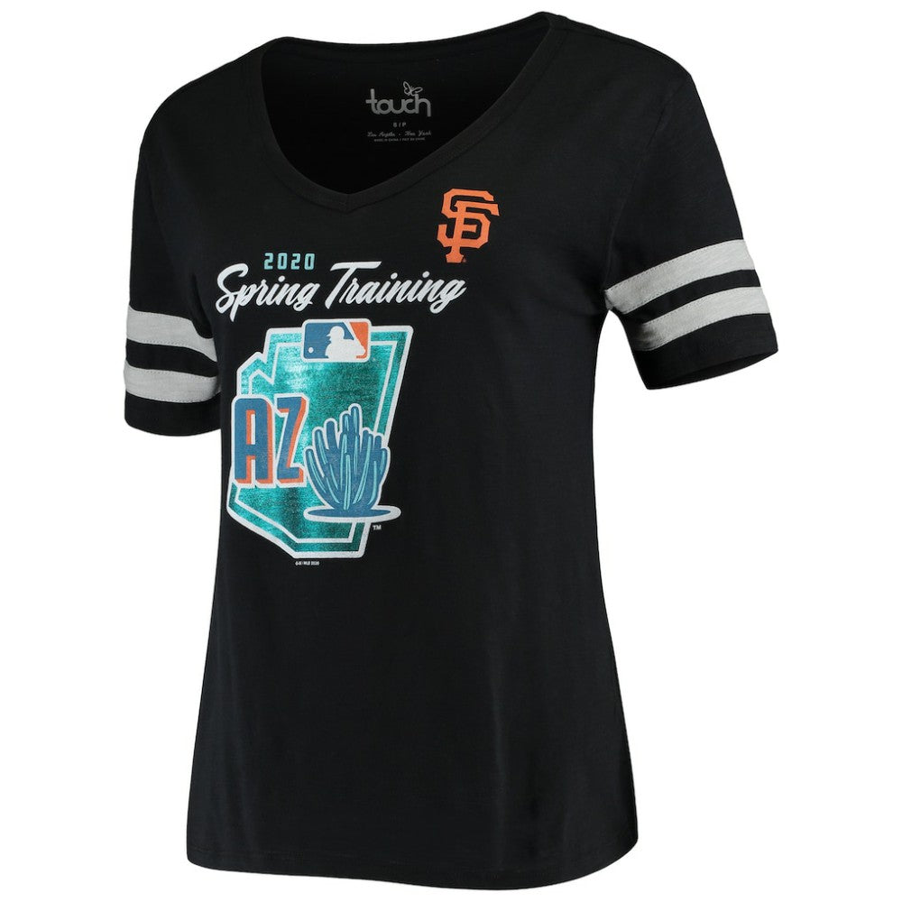 San Francisco Giants Touch by Alyssa Milano Women's Triple Play T-Shirt - Black - MLB Lifestyle