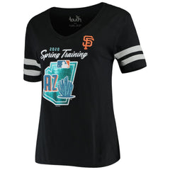 San Francisco Giants Touch by Alyssa Milano Women's Triple Play T-Shirt - Black - MLB Lifestyle
