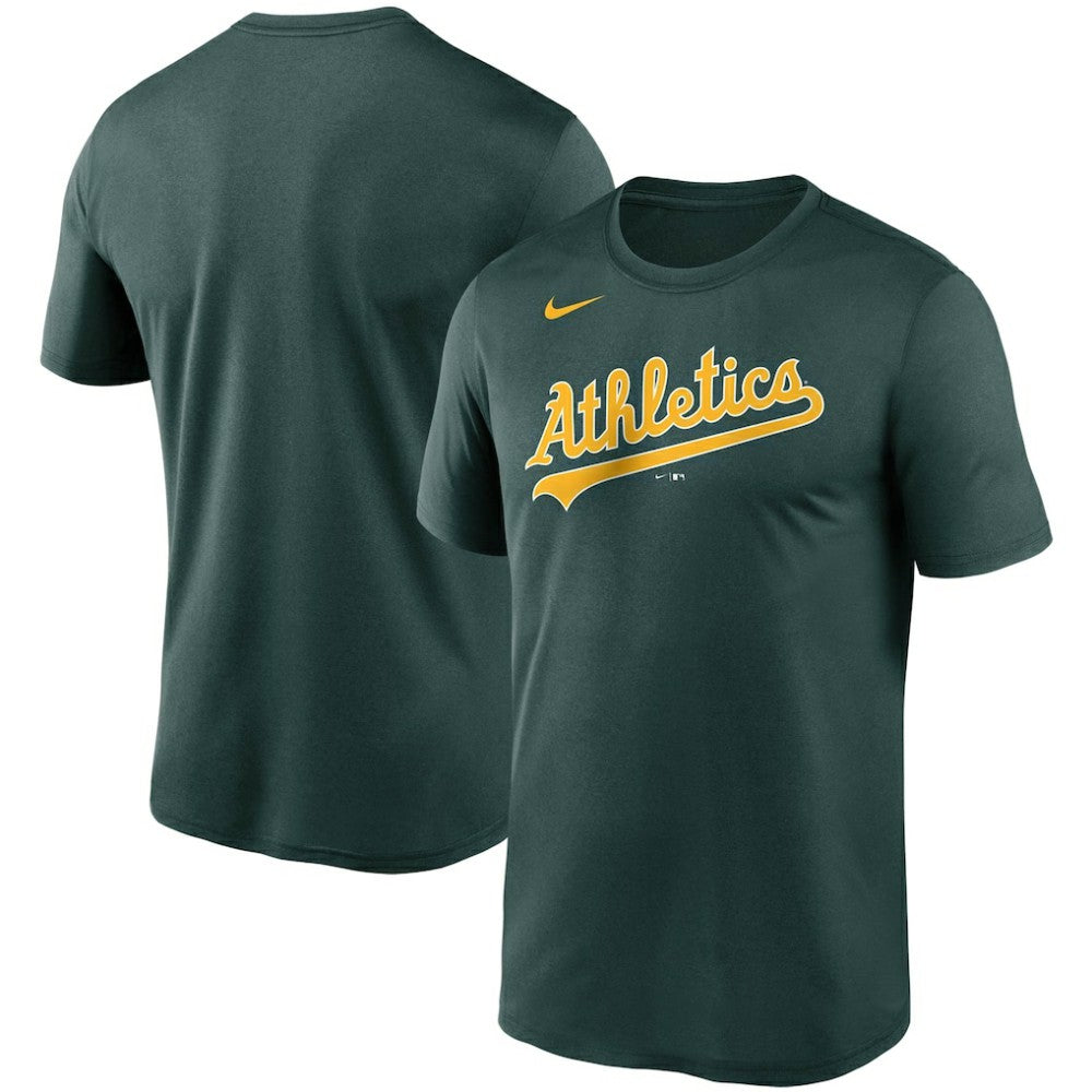 Athletics Nike Wordmark Legend Performance T-Shirt - Green - Nike Lifestyle
