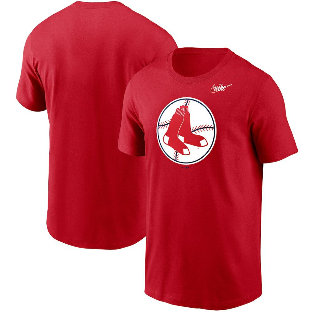 Boston Red Sox Nike Cooperstown Collection Logo T-Shirt - Red - Nike Sale
