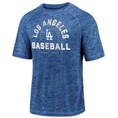 Los Angeles Dodgers Fanatics Line Up Primary Threat Striated T-Shirt - Royal - Fanatics on Sale