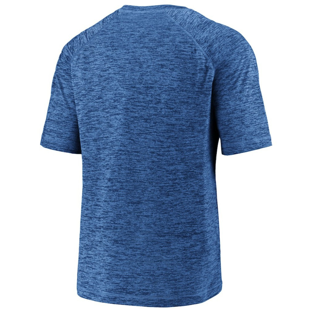 Los Angeles Dodgers Fanatics Line Up Primary Threat Striated T-Shirt - Royal - Fanatics on Sale