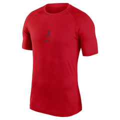 Los Angeles Angels Nike Authentic Collection Performance Raglan T-Shirt - Red - Nike Discount