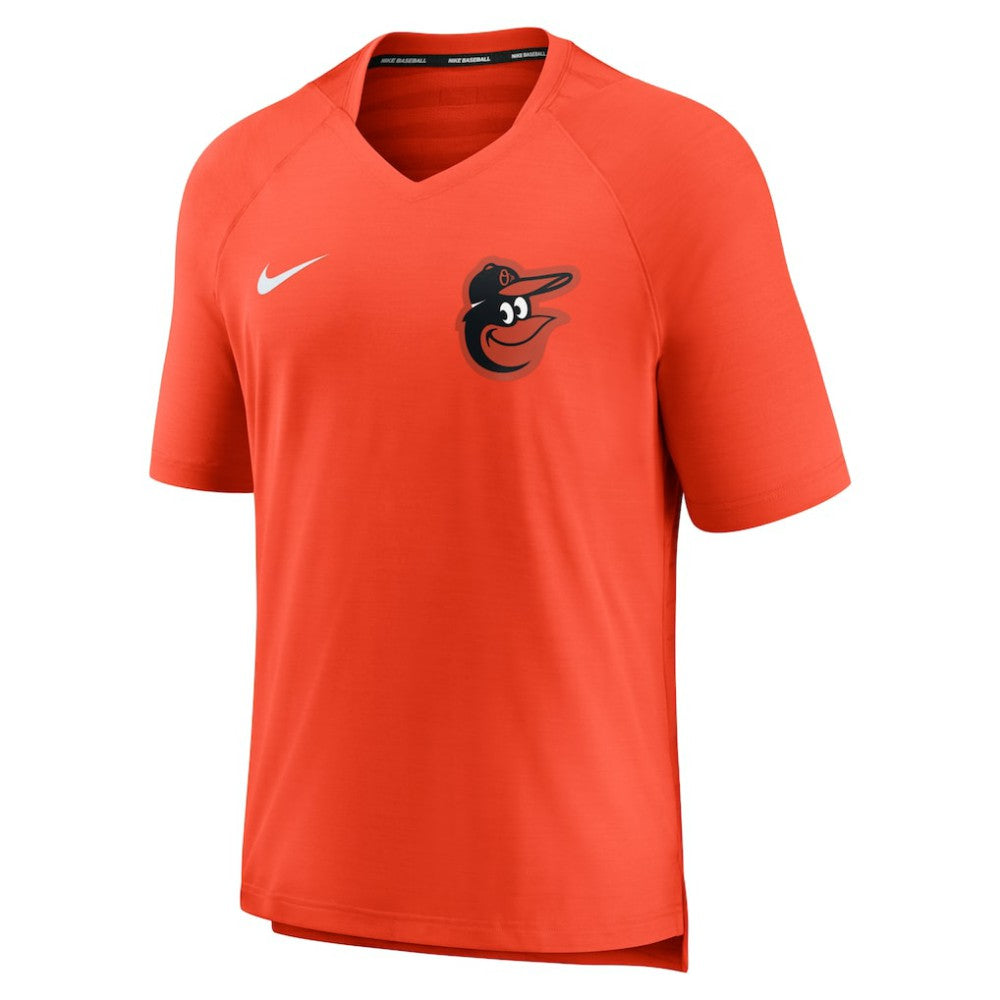 Baltimore Orioles Nike Authentic Collection Pregame Performance V-Neck T-Shirt - Orange - Nike Discount