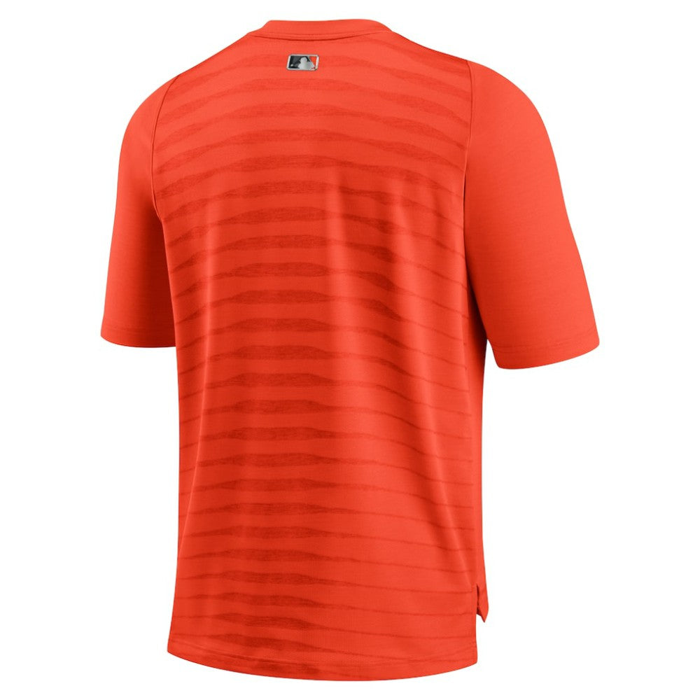 Baltimore Orioles Nike Authentic Collection Pregame Performance V-Neck T-Shirt - Orange - Nike Discount